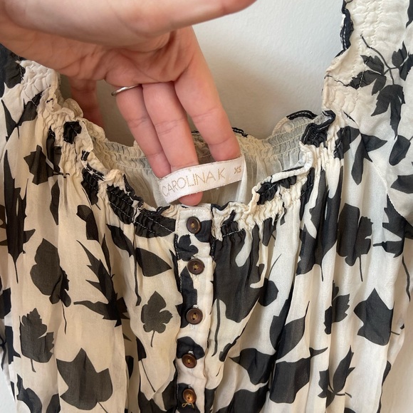 Carolina K Silk A Line Dress - Picture 4 of 5